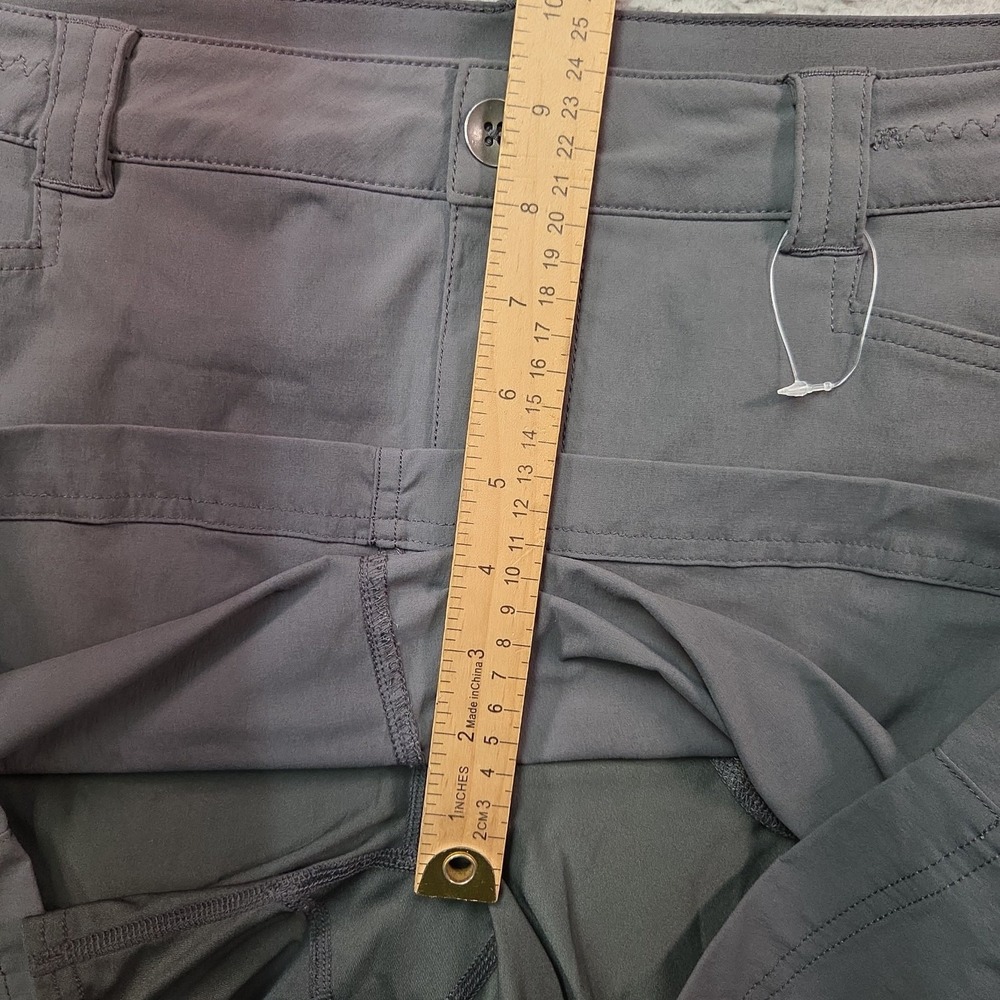 Eddie Bauer Adventurer 2.0 Skort Skirt Womens 10 Gray Stretch Performance Hiking - Picture 13 of 15